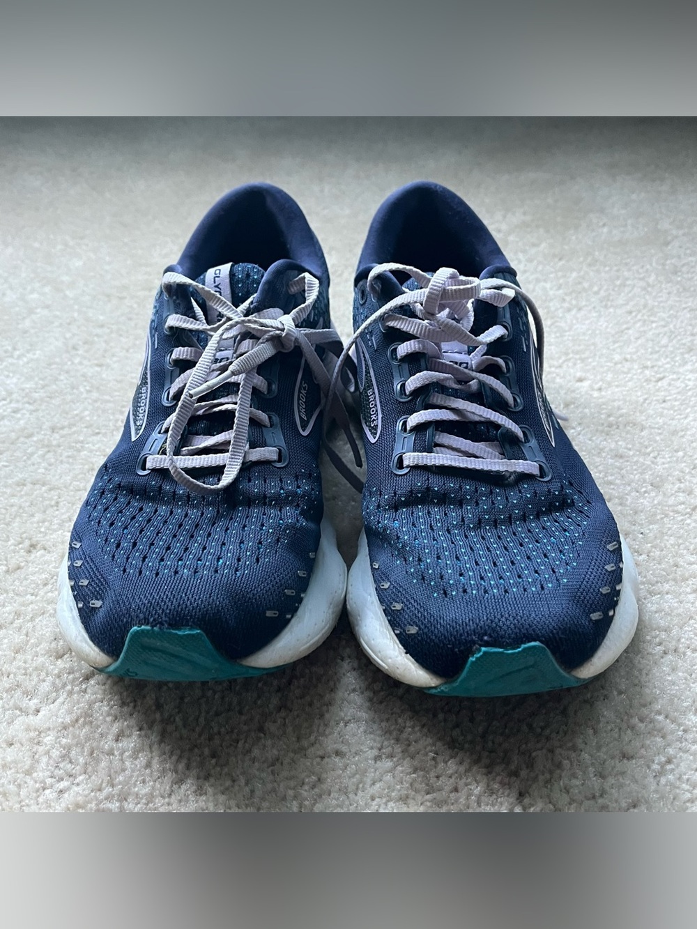 Brooks Women’s Blue Glycerin 20 Running Shoes - Size 10.5M - GUC - #1203691B499 - Picture 2 of 10